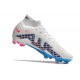 Fotbollsskor Nike Zoom Mercurial Superfly 9 Elite FG Vit Blå