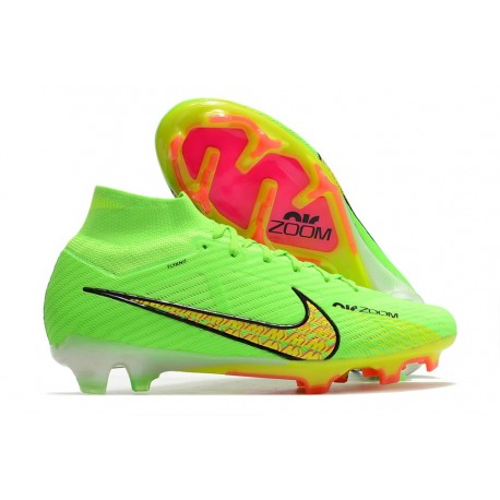 Fotbollsskor Nike Zoom Mercurial Superfly 9 Elite FG Grön Gul