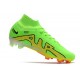 Fotbollsskor Nike Zoom Mercurial Superfly 9 Elite FG Grön Gul