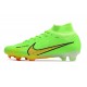 Fotbollsskor Nike Zoom Mercurial Superfly 9 Elite FG Grön Gul