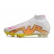 Fotbollsskor Nike Zoom Mercurial Superfly 9 Elite FG Vit Blå Gul