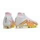 Fotbollsskor Nike Zoom Mercurial Superfly 9 Elite FG Vit Blå Gul
