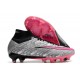 Fotbollsskor Nike Zoom Mercurial Superfly 9 Elite FG Silver Rosa Svart