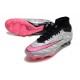Fotbollsskor Nike Zoom Mercurial Superfly 9 Elite FG Silver Rosa Svart