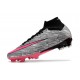 Fotbollsskor Nike Zoom Mercurial Superfly 9 Elite FG Silver Rosa Svart