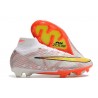 Nike Air Zoom Mercurial Superfly IX Elite FG Vit Röd Guld