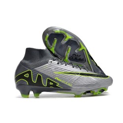 Nike Air Zoom Mercurial Superfly IX Elite FG Grå Svart Grön
