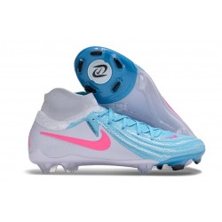 Nike Phantom Luna II Elite DF FG Blå Vit Rosa