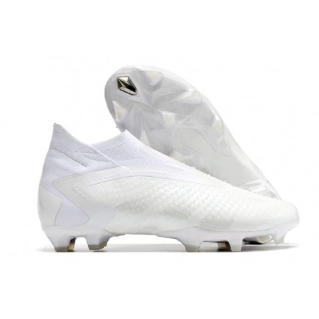 Skor adidas Predator Accuracy + FG Pearlized - Vit