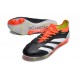 Fotbollsskor adidas Predator 24 Elite FG Solar Energy Svart Vit Röd