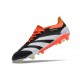 Fotbollsskor adidas Predator 24 Elite FG Solar Energy Svart Vit Röd