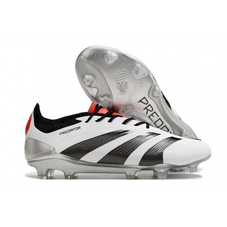 Fotbollsskor adidas Predator 24 Elite FG Vit Svart Röd