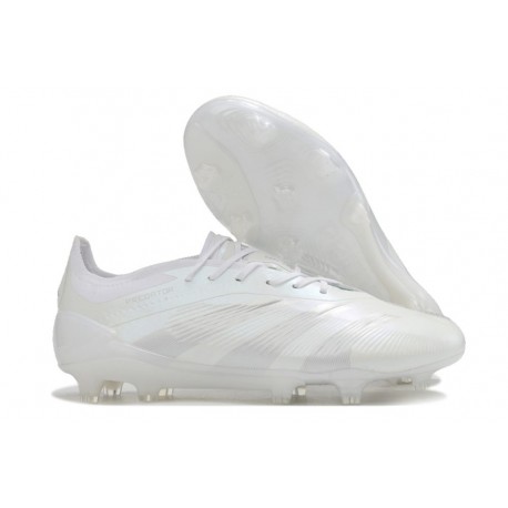 Fotbollsskor adidas Predator 24 Elite FG Pearlized Vit Silver