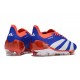 Fotbollsskor adidas Predator 24 Elite FG Blå Vit Röd 