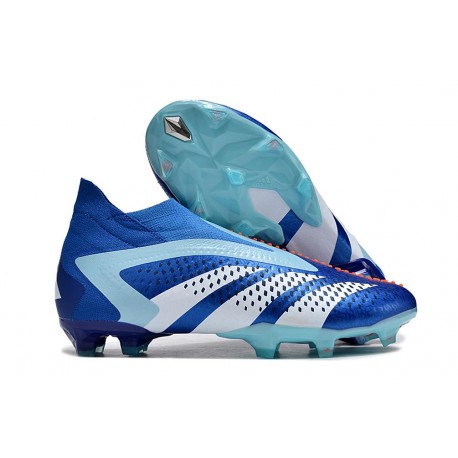 Skor adidas Predator Accuracy + FG Blå Vit