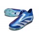 Skor adidas Predator Accuracy + FG Blå Vit