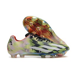 Fotbollsskor adidas X Crazyfast + Elite Fg/ Ag Lucid Lemon Vit Röd