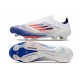 Fotbollsskor för Herrar adidas F50+ FG Vit Blå Röd