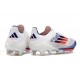 Fotbollsskor för Herrar adidas F50+ FG Vit Blå Röd