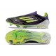 adidas F50 Elite Laceless FG Fotboll Skor Lila Gul