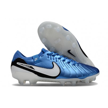 Nike Tiempo Legend X Elite Fotbollssko för gräs Emerald -Turkos Vit LIMITED EDITION