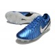 Nike Tiempo Legend X Elite Fotbollssko för gräs Emerald -Turkos Vit LIMITED EDITION