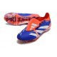 adidas Predator Elite FT FG Fotbollsskor Blå Vit Röd 