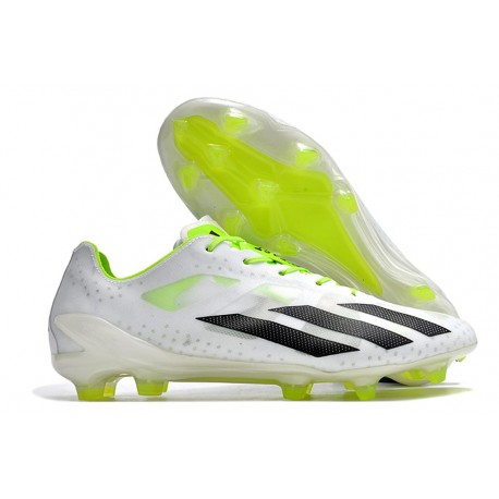 Fotbollsskor adidas X Crazyfast + Elite Fg/ Ag Grå Svart Lucid Lemon LIMITED EDITION