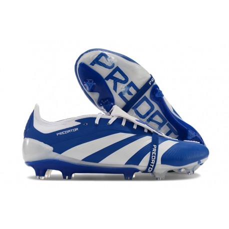 adidas Predator Elite FT FG Fotbollsskor Blå Vit