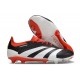 Fotbollsskor adidas Predator 24 Elite FG Solar Energy Svart Vit Röd