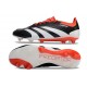 Fotbollsskor adidas Predator 24 Elite FG Solar Energy Svart Vit Röd