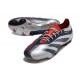 Fotbollsskor adidas Predator 24 Elite FG Silver Svart Röd
