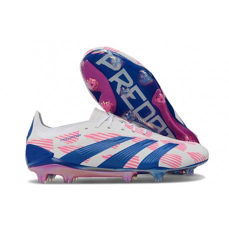 Fotbollsskor adidas Predator 24 Elite FG Reemergence -Vit Blå Rosa