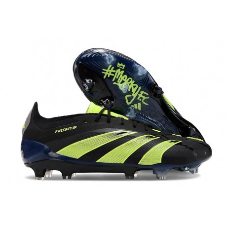 Fotbollsskor adidas Predator 24 Elite FG Svart Grön