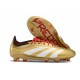 Fotbollsskor adidas Predator 24 Elite FG Guld Vit Röd