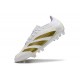 Fotbollsskor adidas Predator 24 Elite FG Vit Guld