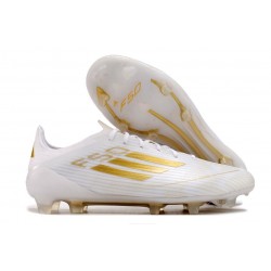 adidas F50 Elite FG Herrar Vit Guld
