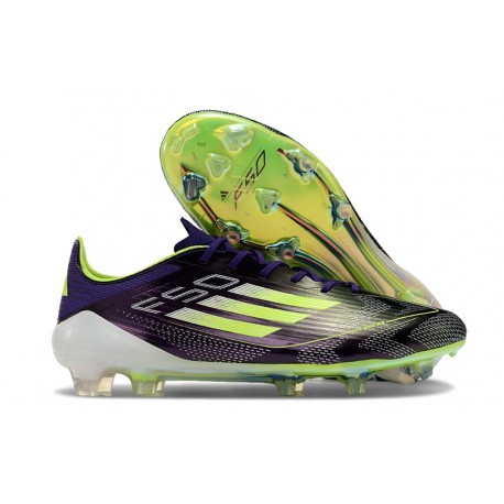 adidas F50 Elite FG Herrar Lila Gul