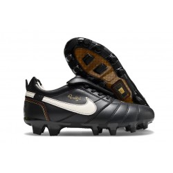 Nike Tiempo Legend 10 Elite FG Svart Vit