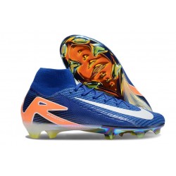 Fotbollsskor Nike Mercurial Superfly 10 Elite FG Blå Vit Orange
