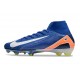 Fotbollsskor Nike Mercurial Superfly 10 Elite FG Blå Vit Orange