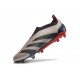 adidas Predator Elite Snörlösa FG Vivid Horizon - Silver Röd Svart