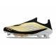 Fotbollsskor för Herrar adidas F50+ Elite Snörlösa FG Guld Svart Vit