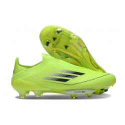 Fotbollsskor för Herrar adidas F50+ Elite Snörlösa FG Gul Svart