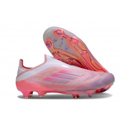 Fotbollsskor för Herrar adidas F50+ Elite Snörlösa FG Rosa