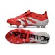 Skor Adidas Predator Elite Tongue FG Röd Vit Svart