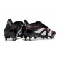Skor Adidas Predator Elite Tongue FG Svart Grå Röd 