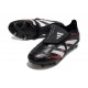 Skor Adidas Predator Elite Tongue FG Svart Grå Röd 