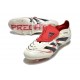 Skor Adidas Predator Elite Tongue FG Beige Svart Röd