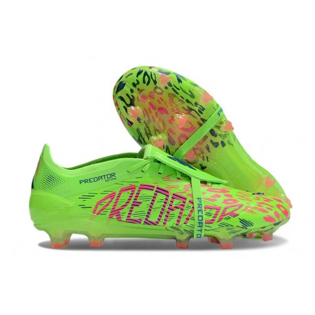 Skor Adidas Predator Elite Tongue FG Grön Rosa